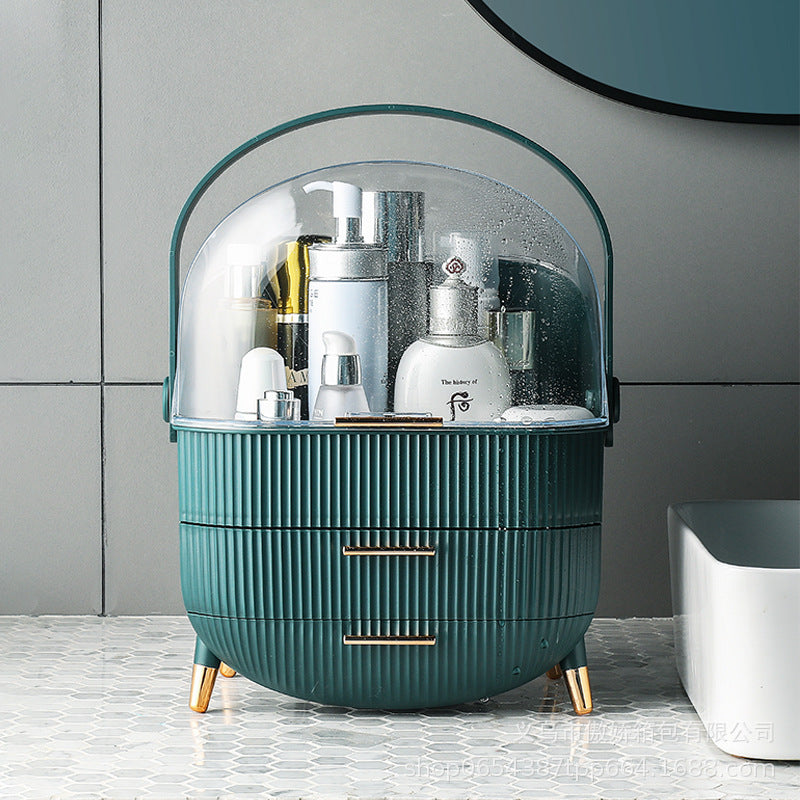 Light Luxury Cosmetics Skin Care Product Storage Box Bedroom Furniture Storage Cabinet Modern Minimalist Makeup Storage Personality