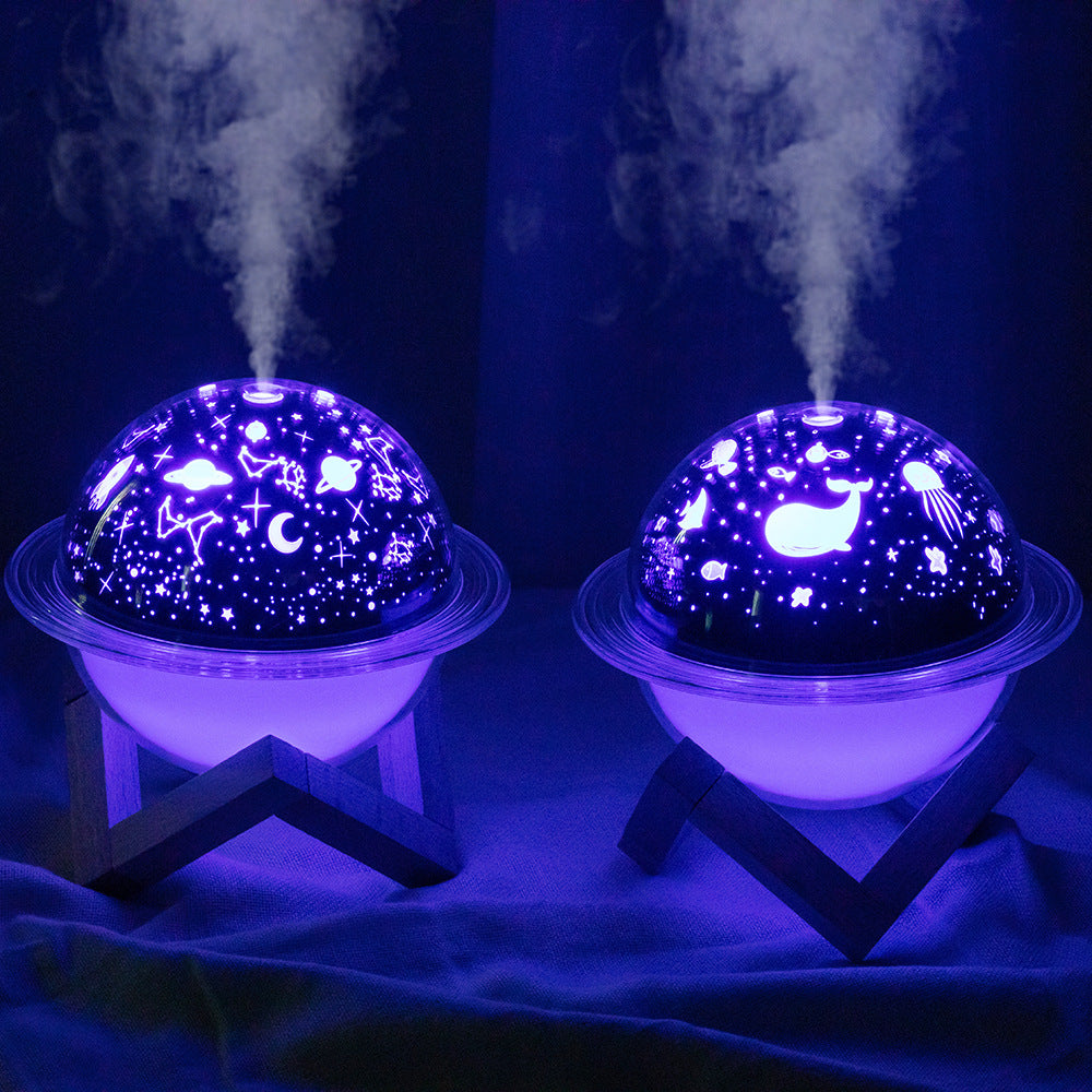 Humidifier USB NIGHT LIGHT Bedroom desktop moon light air purifier star atmosphere light