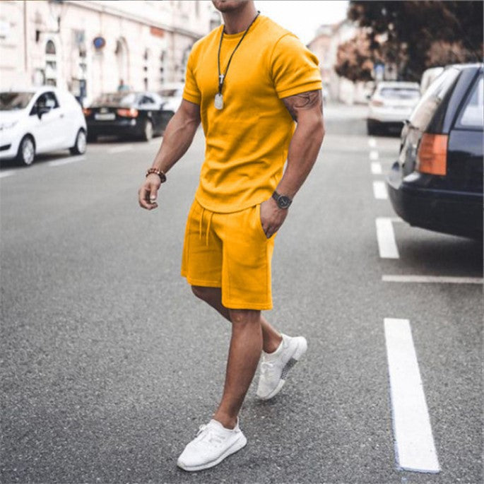 3D Printing Trendy Digital Printing T-shirt Casual Two-piece Suit