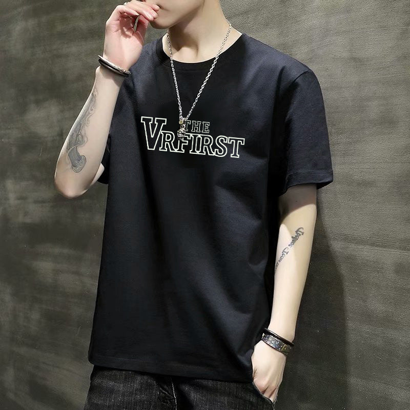 Men&#039;s Short-sleeved T-shirt New Slim Fit All-match Tops