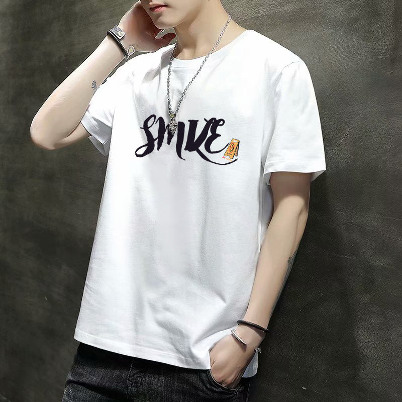 Men&#039;s Short-sleeved T-shirt New Slim Fit All-match Tops