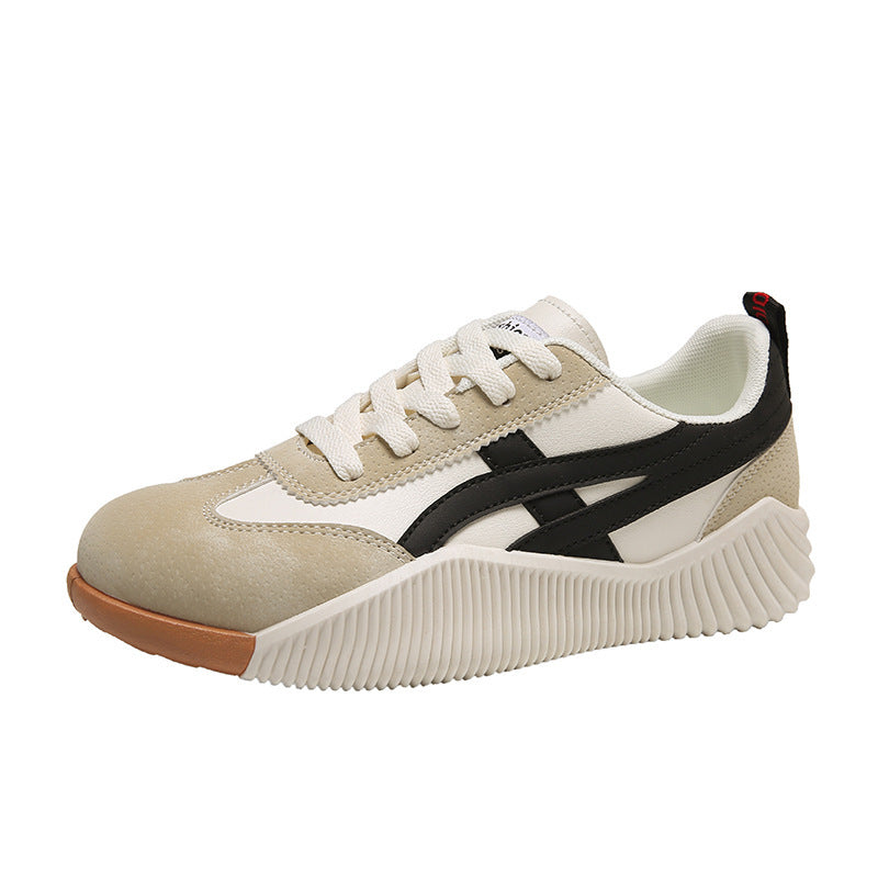 2025 Summer New Korean Style Flat White Shoes Women&#039;s Breathable Casual Student Board Shoes Women&#039;s Running Shoes JH-6617