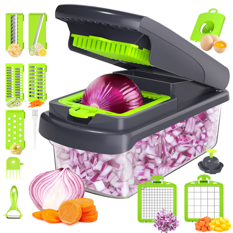 Multi-functional Vegetable Cutter Kitchen Vegetable Cutter Slicer Grater Vegetable Cutter Polishing Silk Artifact