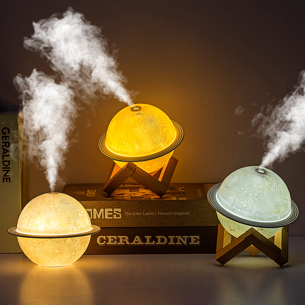 Humidifier USB NIGHT LIGHT Bedroom desktop moon light air purifier star atmosphere light