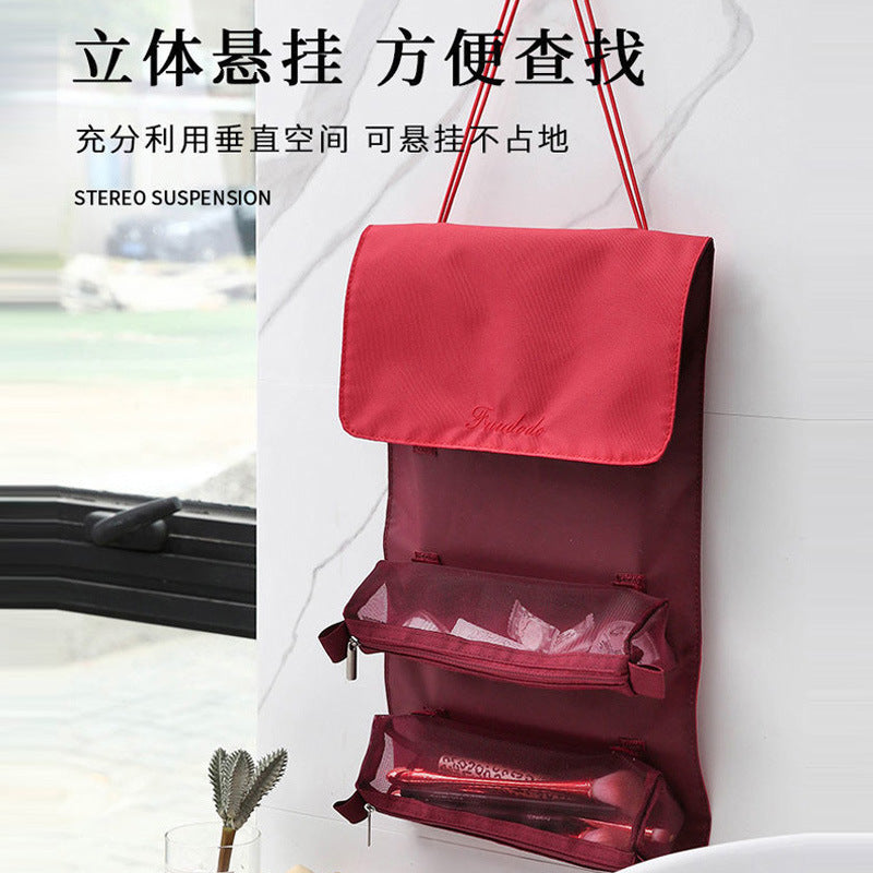 Detachable Four-in-one Cosmetic Bag Multi-functional Simple Travel Portable Folding Travel Cosmetics Storage Wash Bag