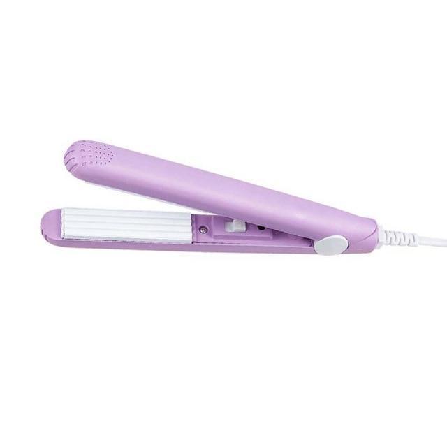 Curling Iron Straightening Iron Student Mini Female Mini Electric splint Straight Curl Dual purpose straight bang curling iron