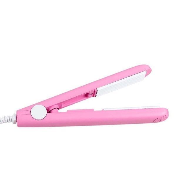 Curling Iron Straightening Iron Student Mini Female Mini Electric splint Straight Curl Dual purpose straight bang curling iron